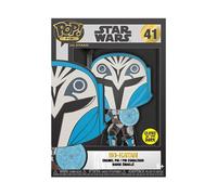 Funko Large Enamel Pin Star Wars Clone Wars - Bo-Katan | Gadget Ufficiale Fantascienza - Giocattolo da Collezione - Idea Regalo Compleanno per Fan e Collezionisti