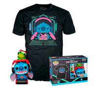 Funko Maglietta A Maniche Corte Disney Stitch Gamer With Frog