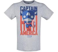 Funko Maglietta Boxed Tee Captain America Marvel – Multicolore, Sintetico, Unisex Taglia S