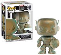 funko marvel 80th - pop vinyl figure 497 captain america (pt) lcg19 excl