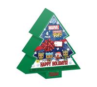 Funko Marvel Gingerbread tree Christmas box - POP Set of 4 key rings (glow in t