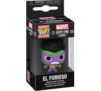 Funko Marvel Luchadores Hulk - Portachiavi - Mini Figura in Vinile da Collezione novità Portachiavi - Riempitivi per Calze - Idea Regalo - Merchandising Ufficiale - Comic Books Fans - Minifigure