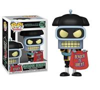 Funko Matador Bender + Pop Protector: Futurama Pop! Figura in vinile animazione TV (set regalo in bundle con custodia protettiva per collezionista ToyBop)