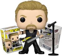 Funko Metallica James Hetfield 72 Seasons con supporto per microfono e chitarra + ToyBop Protector: Pop! Rocks Vinyl Figure (Bundled with Pro-Deluxe Pop Protector Collector Case Gift Set)