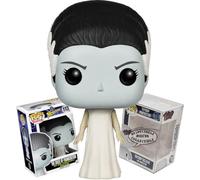 Funko Mostri universali Sposa di Frankenstein + ToyBop Pop Protector | Retro Halloween Pop! Horror Movies - Figura in vinile (Bundled con custodia trasparente da collezione Pro-Deluxe)