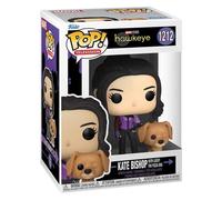 Funko Personaggio Di Kate Bishop Con Lucky Il Cane Da Pizza Hawkeye