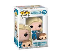 Funko Personaggio Donna Invisibile E Franklin Primi Passi I Fantastici Quattro Marvel 9 Cm