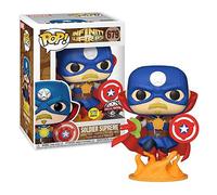 Funko Personaggio Esclusivo Infinity Warps Soldato Supremo Che Si Illumina Al Buio 36820 Marvel