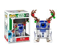 Funko Pop Bobble: Star Wars: Holiday R2-D2 with Antlers - Figura in Vinile da C