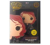 FUNKO PIN Avengers Marvel Infinity Saga Black Widow GLo in the Dark #23 FUNKO
