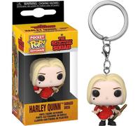 Funko Pop! Keychain: TSS - Harley Quinn - (Damaged Dress) - Suicide Squad 2 - Mini Figura in Vinile da Collezione Novità Portachiavi - Riempitivi per Calze - Idea Regalo - Merchandising Ufficiale