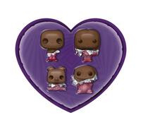Funko Pocket POP! Disney The Nightmare Before Christmas Valentines Box 4 Pack - Jack Skellington - (Choc) - Portachiavi - Mini Figura in Vinile da Collezione Novità Portachiavi - Idea Regalo