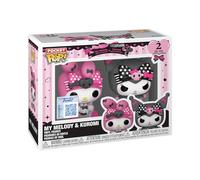 Funko Pocket POP! Keychain: Hello Kitty - Kuromi 20th 2 Pack | Gadget Ufficiale Anime - Portachiavi Mini Personaggio per Chiavi, Zaino e Borsa - Pensierino e Regalo per Feste