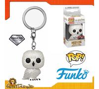 Funko Pocket Pop Keychain Keyring Harry Potter Edvige Hedwig Portachiavi Glitter