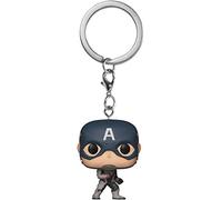 Funko Pocket Pop! Keychain: Marvel Avengers Endgame: Captain America - Mini Figura in Vinile da Collezione novità Portachiavi - Riempitivi per Calze - Idea Regalo - Merchandising Ufficiale