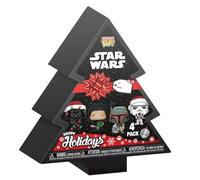 Merchandising Star Wars: Funko Pop Keychain 4-Pack - Tree Holiday Box