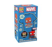 Funko Pocket POP & Tee: Marvel-Holiday Spiderman - Spider-Man - Large - (L) - T
