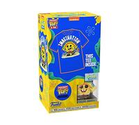 Funko Pocket Pop! & Tee: Spongebob Squarepants - SB With Rainbow - per Bambini e Ragazzi - Small - (S) - T-Shirt, Maglietta - Vestiti con Minifigure in Vinile da Collezione - Idea Regalo Uomini