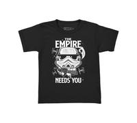 Funko Pocket POP! & Tee: SW - Stormtrooper - per Bambini e Ragazzi - Small - (S) - Star Wars - T-Shirt, Maglietta - Vestiti con Minifigure in Vinile da Collezione - Idea Regalo per gli Adulti
