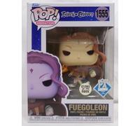 Funko Pop 1555 Fuegoleon Black Clover Exclusive Diamond Comics Figura in Vinile