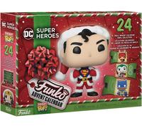 Funko Pop Advent Calendario - Super Eroi Dc 24 Tasca Vinile Statuette 0778