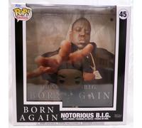 Notorious B.i.g. Funko Pop Album Vinile Figura Biggie Smalls - Born Again 9 Cm