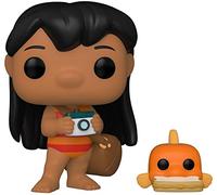 Lilo & Stitch Disney Funko POP Animazione Vinile Figura Lilo con Pudge 9 cm
