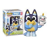 Funko Pop Animation Bluey - (2371) Bandit w/Unicorse - Figure Papà 9Cm