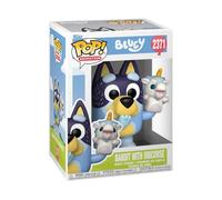 Funko POP! Animation: Bluey - Bandit with Unicourse | Gadget Ufficiale - Personaggio in Vinile da Collezione da Esporre - Idea Regalo Compleanno per Fan e Collezionisti