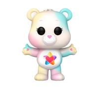 Funko Pop! Animation: CB40- True Heart Bear - Translucent CH - Care Bears - Figura in Vinile da Collezione - Idea Regalo - Merchandising Ufficiale - Giocattoli per Bambini e Adulti - TV Fans