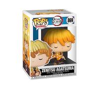 Funko POP! Animation: Demon Slayer - Zenitsu Agatsuma - Amazon Exclusive | Gadget Ufficiale Anime - Personaggio in Vinile da Collezione - Idea Regalo Compleanno per Fan e Collezionisti