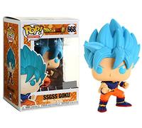 Funko Pop! Dragon Ball Super Goku Ssgss Exclusive Figure Trasparente