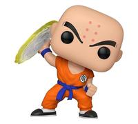 Funko Pop! Animation: Dragon Ball Z - Krillin with Destructo Disc Dragonball - Figura in Vinile da Collezione - Idea Regalo - Merchandising Ufficiale - Giocattoli per Bambini e Adulti - Anime Fans