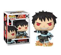 FUNKO POP ANIMATION - FIRE FORCE SHINRA WITH FIRE (981) VINYL FIGURE ANIME 9CM