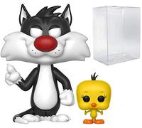 Funko Pop! Animation: Looney Tunes - Sylvester and Tweety Vinyl Figure (Bundled with Pop BOX PROTECTOR CASE)