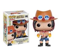 FUNKO POP ANIMATION ONE PIECE - (100) PORTGAS D. ACE FIGURE VINYL 9CM ANIME