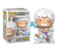 Funko Pop! Animation One Piece Rufy Gear Five #2177, Glow in The Dark Esclusiva figura in vinile con fulmine, 13 cm