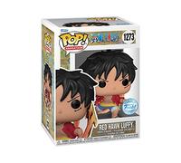 Funko Pop! Animation: One Piece - Red Hawk Luffy - Glow in The Dark - Chase- Esclusiva Amazon - Figura in Vinile da Collezione - Idea Regalo - Merchandising Ufficiale - Anime Fans