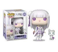 Re:zero Pop!&buddy Animation Vinile Figures Emilia W/puck 9 Cm Funko