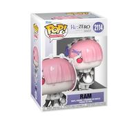 Funko Pop! Animation: Re: ZERO - Ram - Re:zero - Figura in Vinile da Collezione - Idea Regalo - Merchandising Ufficiale - Giocattoli per Bambini e Adulti - Anime Fans - Figura per i Collezionisti
