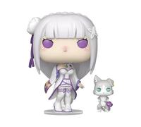 Re:zero Pop!&buddy Animation Vinile Figures Emilia W/puck 9 Cm Funko