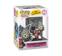 Funko Pop! Animation: The Simpsons - Scratchy Patchwork- Figura in Vinile da Collezione - Idea Regalo - Merchandising Ufficiale - Giocattoli per Bambini e Adulti - Cartoon/Animation Fans