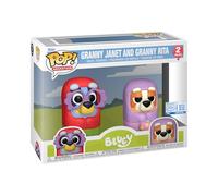 Funko POP! Animazione: Bluey - Nonna Janet e Nonna Rita - Confezione da 2 - Esclusiva Amazon - Figurina da collezione in vinile - Prodotto ufficiale - Giocattoli per bambini e adulti