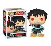 Funko Pop Animazione Fire Force Shinra con il fuoco
