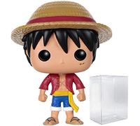 Funko - Figura Pop in vinile - Monkey D. Luffy (One Piece) - Inclusa Pop BOX PROTECTOR CASE