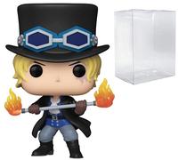 Funko Pop! Anime: One Piece - Sabo Vinyl Figure #922 (Bundled with Compatible Pop Box Protector Case), Multicolored, 3.75 inches