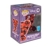 Funko Pop! Figura in vinile Disney Mickey Firefighter Artist Series Esclusivo Arancione