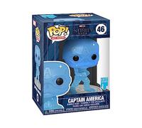 Funko Pop! Artist Series: Marvel Infinity Saga - Object - Cap America - Blu - Figura in Vinile da Collezione - Include una Custodia Protettiva in Plastica Premium - Idea Regalo