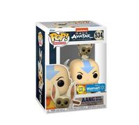 Funko Pop! Avatar, L'Ultimo Maestro dell'Aria Aang con Momo Esclusivo Fosforescente
