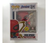 Funko Pop Avengers Iron Spider Con Nano Guanto Calice Figura Esclusiva #574